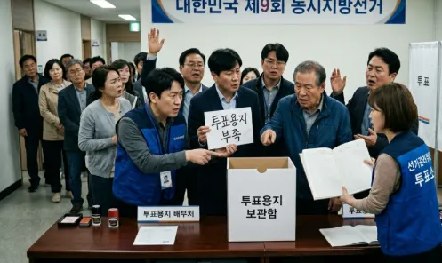 투표용지 부족 사태, 선관위원장 전격 사퇴로 책임 논란 종식?