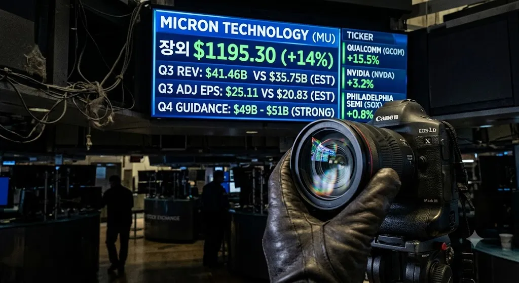 글로벌 증시, 마이크론 실적에 촉각…기술주 조정과 유가 변수