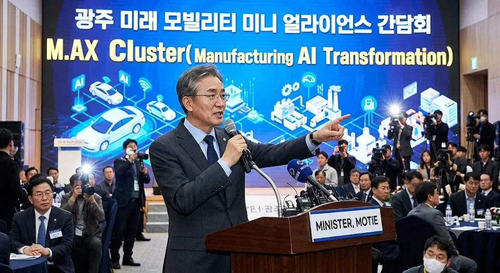 AI와 자동차 산업 결합…광주, 첨단 클러스터 구축으로 미래 모빌리티 선도