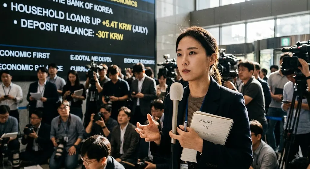7월 은행 대출 동향: 가계대출 증가세 둔화, 기업대출 확대
